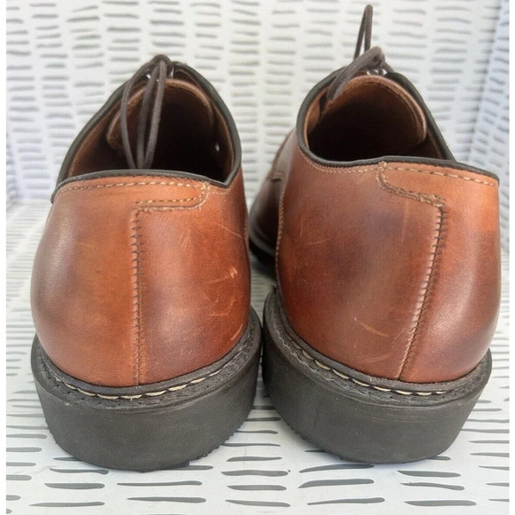 Allen Edmonds Malone Walnut Leather‎ Split Toe Lace Up Derby Shoes  Men’s 10.5 - Picture 6 of 12